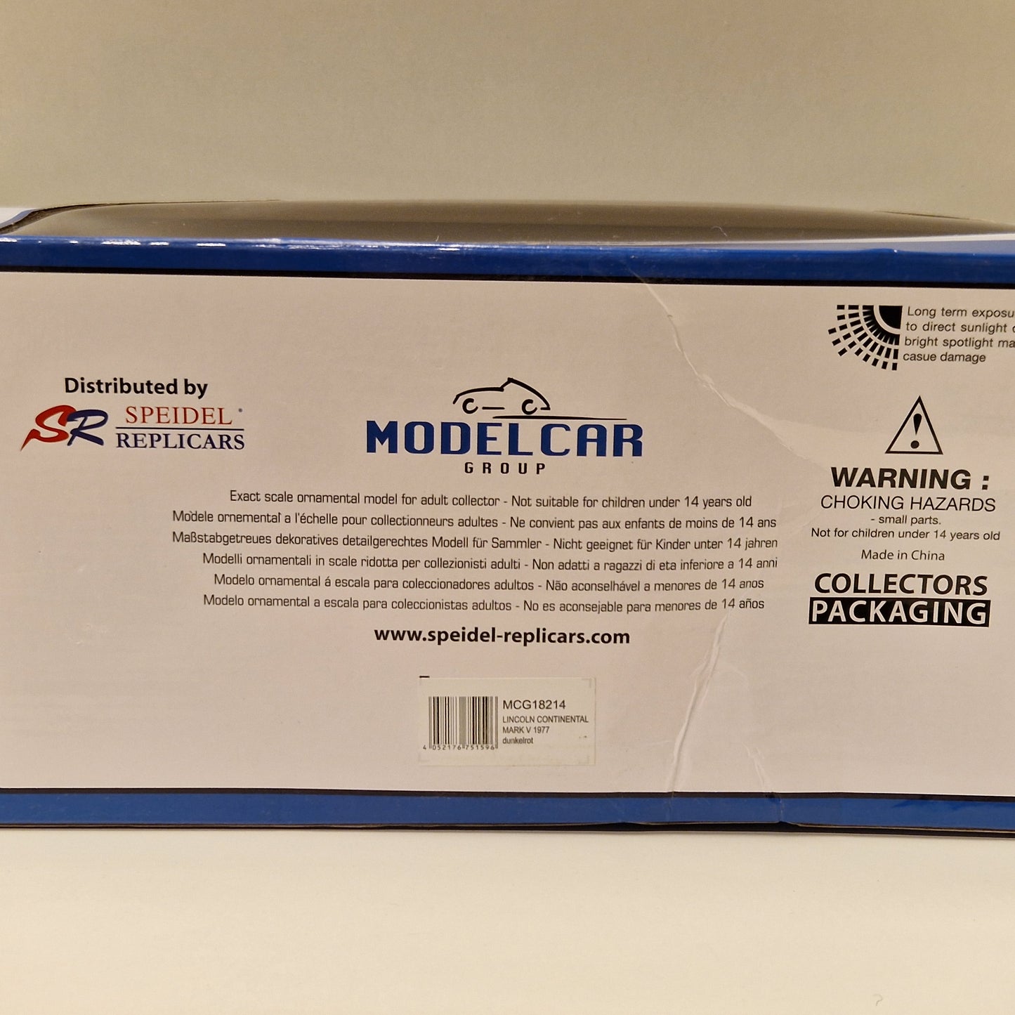 1977 - Lincoln Continental Mark V - Modelcar group 1:18