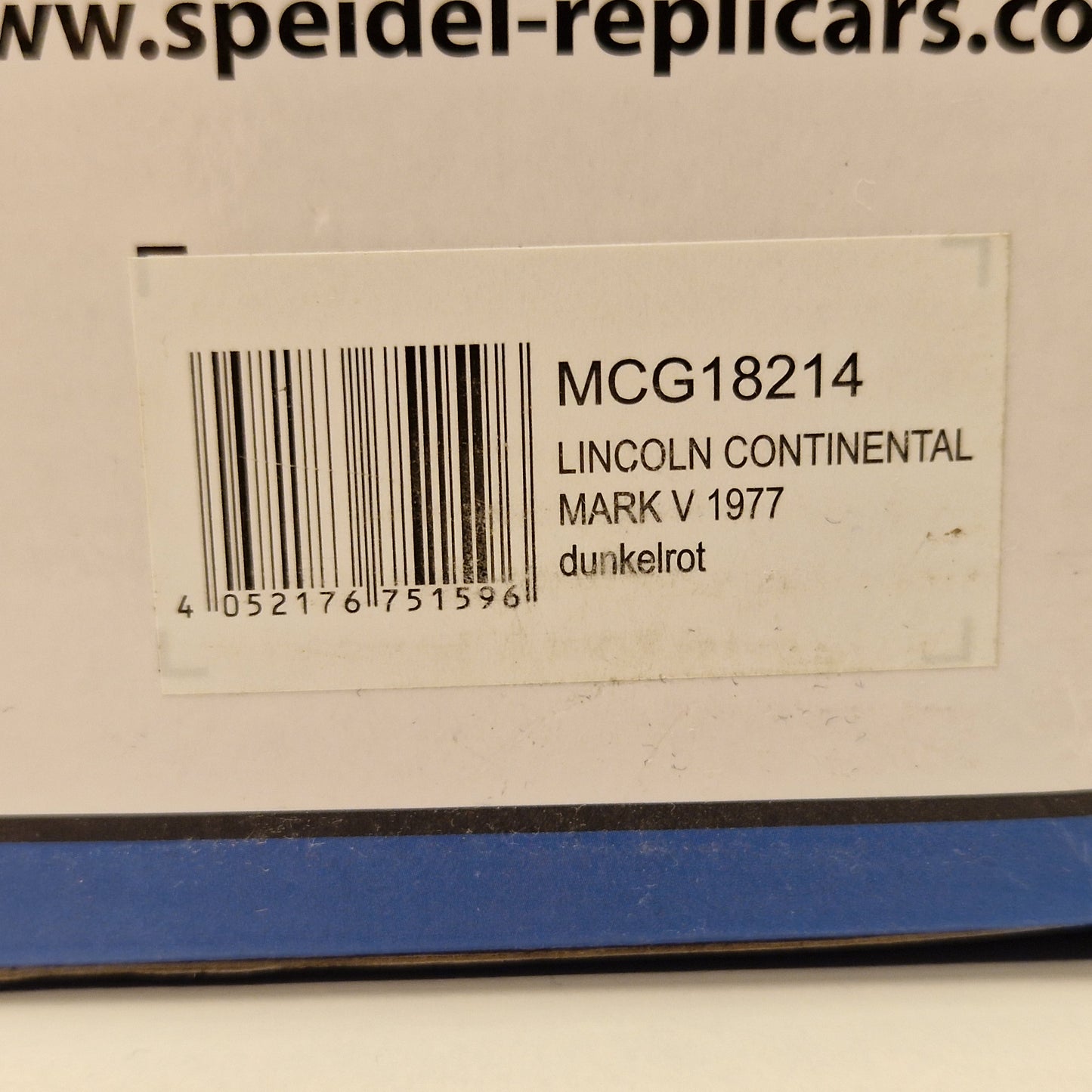 1977 - Lincoln Continental Mark V - Modelcar group 1:18