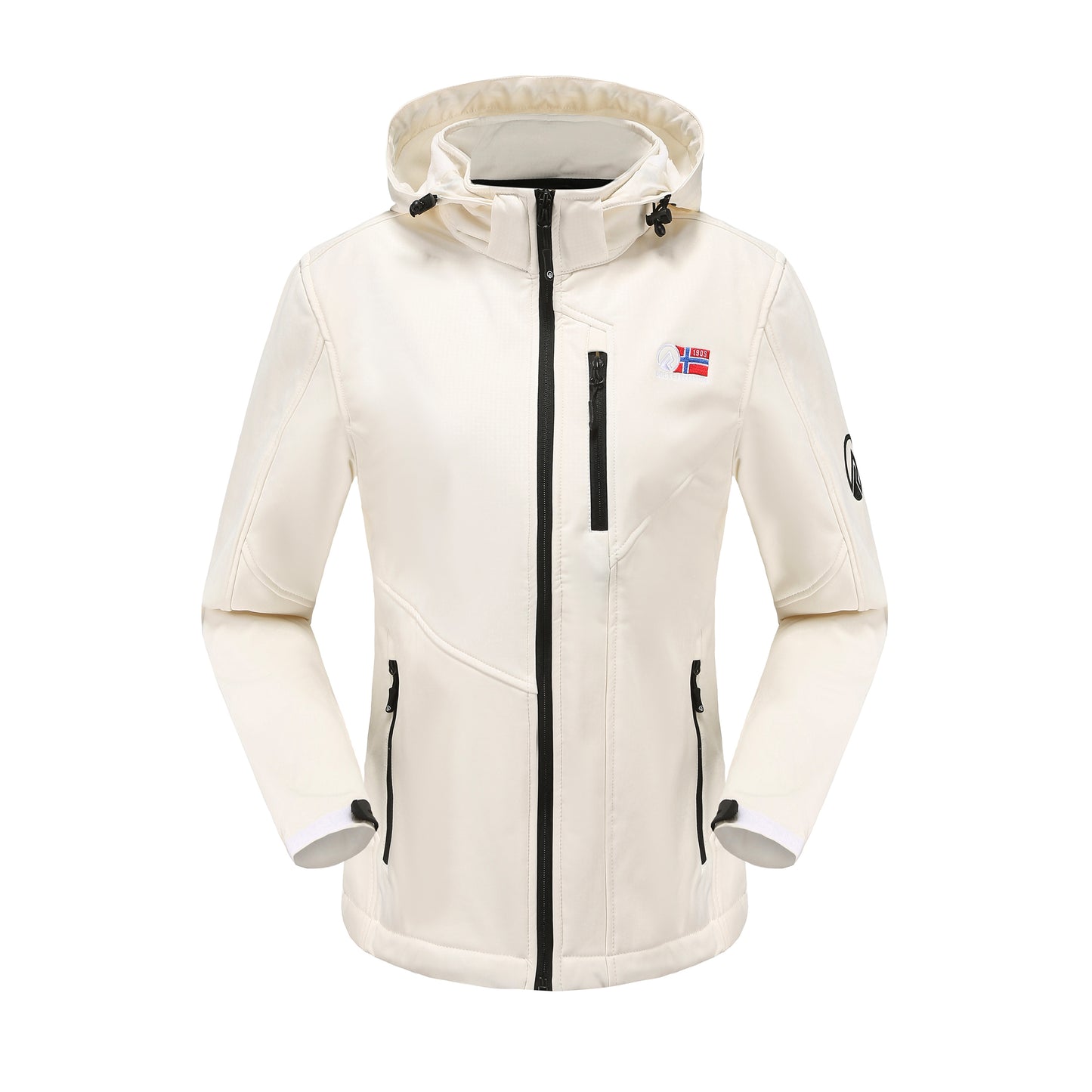 Softshell jakke Sport Pluss - Dame - Hvit