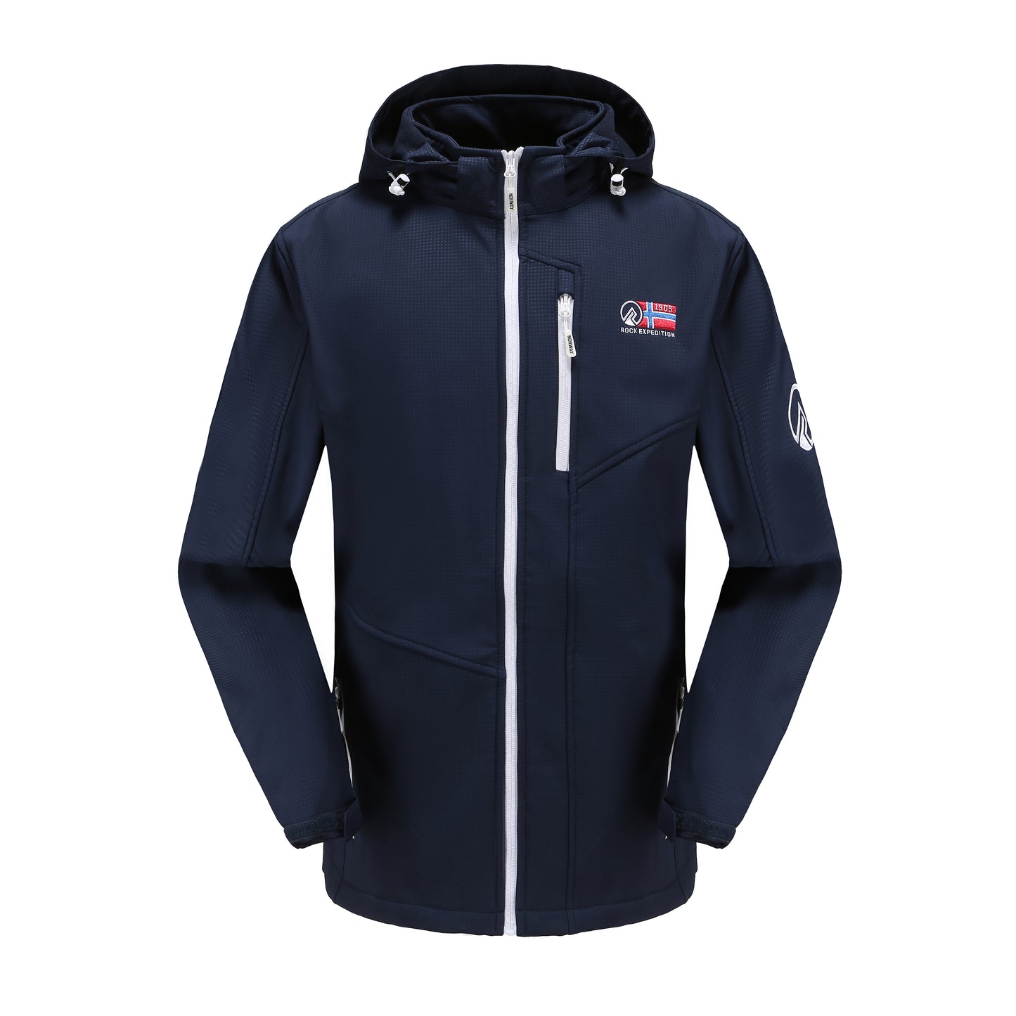 Softshell jakke Sport Pluss - Unisex - Marine/hvit