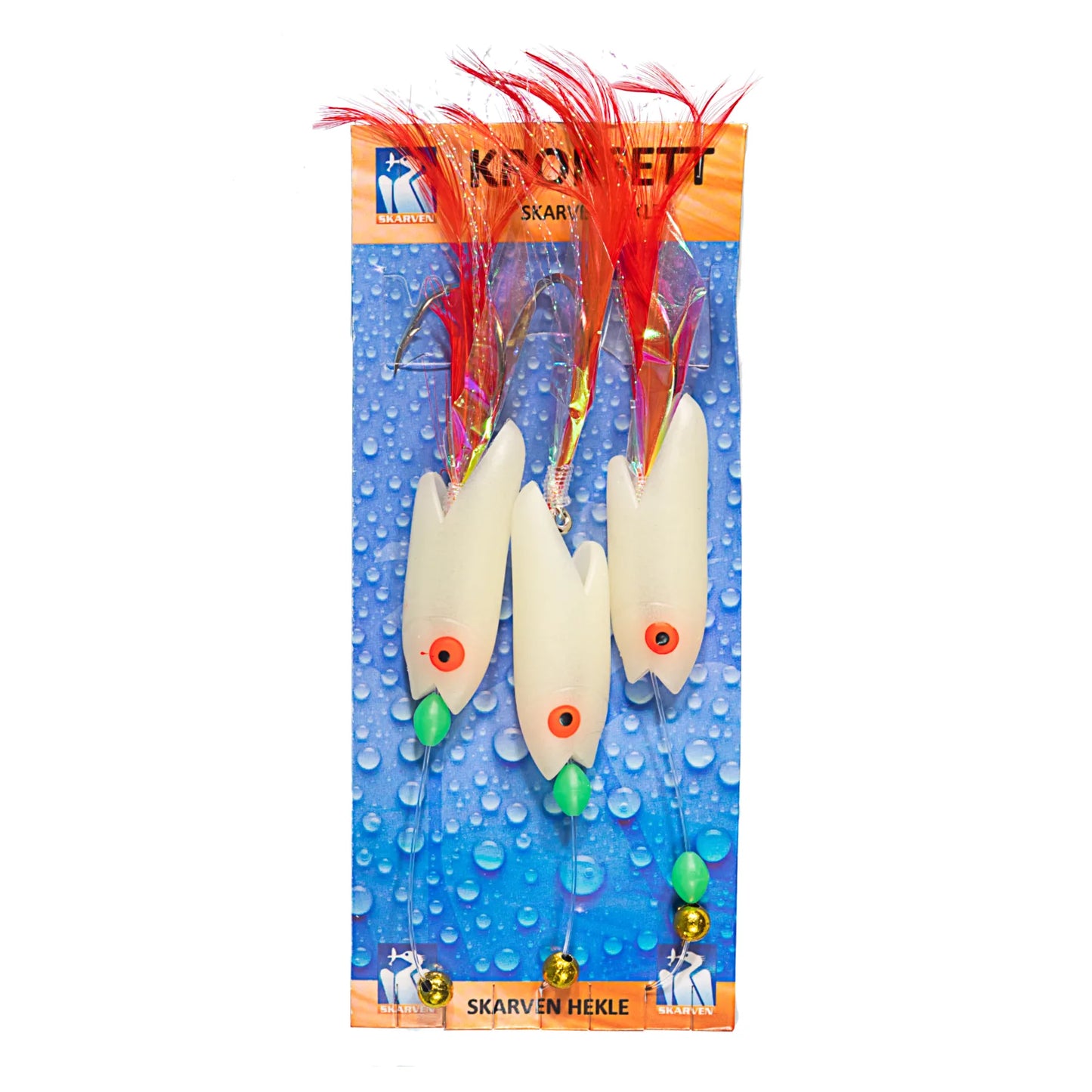 Skarven Hekle Big Hokkai, Selvlysende