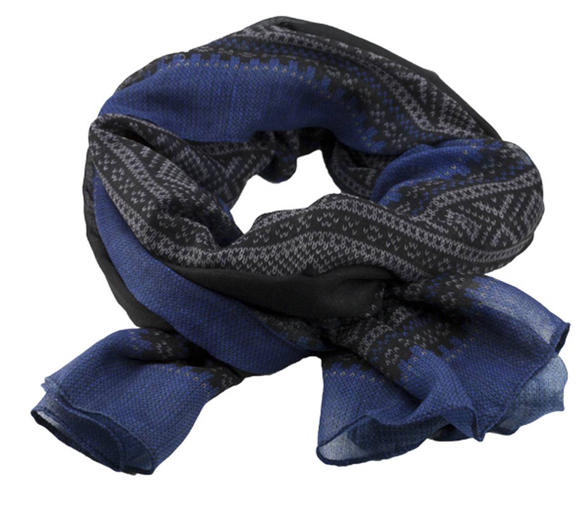 Mariusskjerf, sort/blått