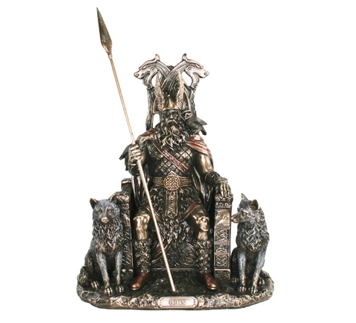 Odin sitter på tronen