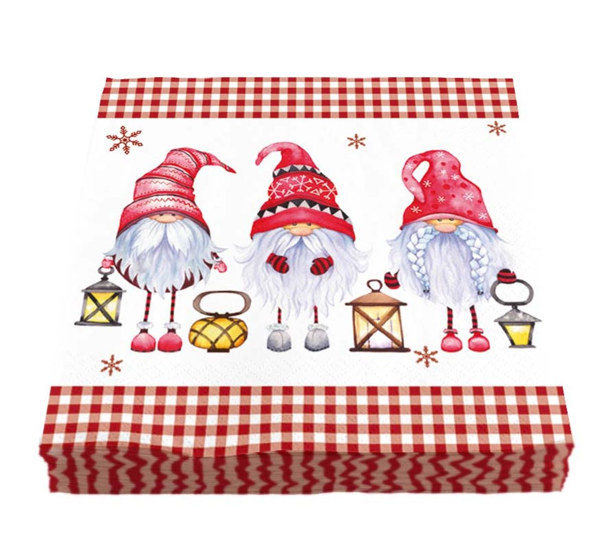 Servietter, skandinaviske nisser