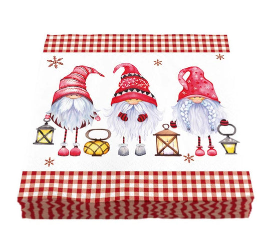 Servietter, skandinaviske nisser