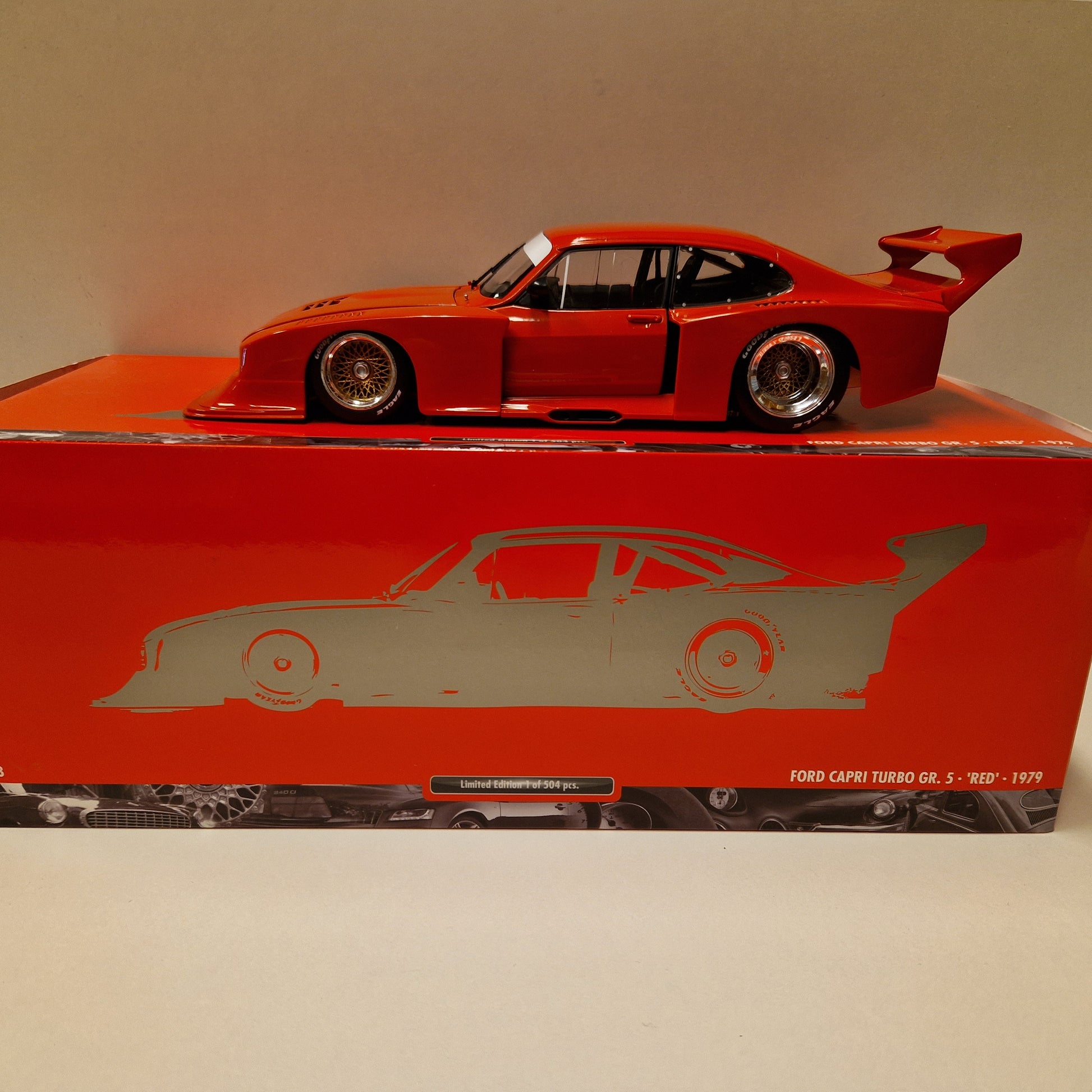 Modellautos Ford Capri 1/18 Werk83 Turbo Gr.5 No.55 Zakspeed Nigrin DRM 1981 Modellautos Ford Capri 1/18 Werk83 Turbo Gr.5 No.55 Zakspeed Nigrin DRM 1981