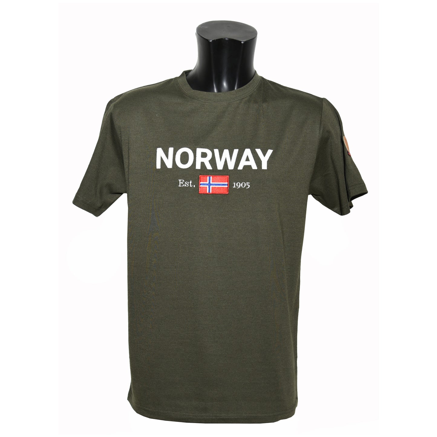 T-skjorte, Norway Est. 1905, mørk grønn