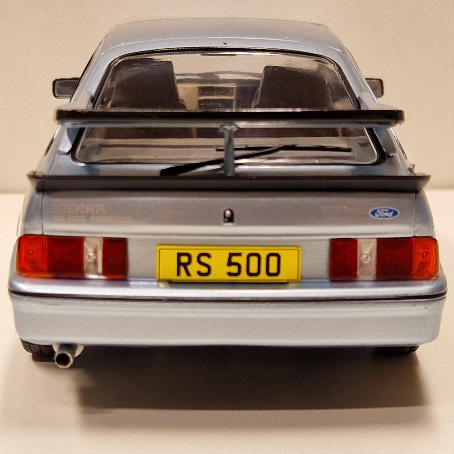 Ford Sierra RS500 Cosworth -  1987 - Lys blå metallic -  Solido - 1:18