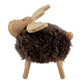 Elg av tre, brun, fluffy, stor
